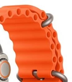 Apple Watch Ultra 2 GPS, 49mm , titánové puzdro s oceánskym remienkom oranžová 7