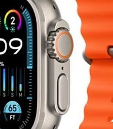 Apple Watch Ultra 2 GPS, 49mm , titánové puzdro s oceánskym remienkom oranžová 5