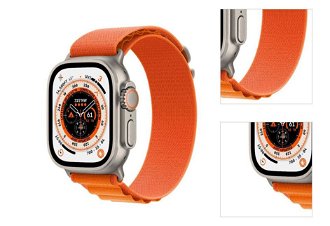 Apple Watch Ultra GPS + Cellular 49mm Titanium Case, Trieda A - použité, záruka 12 mesiacov 3