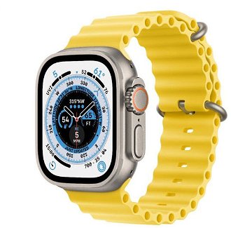 Apple Watch Ultra GPS + Cellular 49mm Titanium Case with Yellow Ocean Band 2