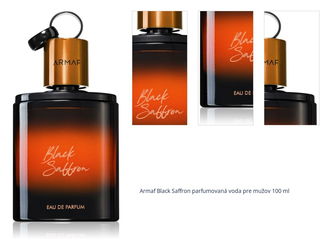 Armaf Black Saffron parfumovaná voda pre mužov 100 ml 1