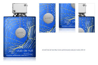 Armaf Club de Nuit Blue Iconic parfumovaná voda pre mužov 200 ml 1