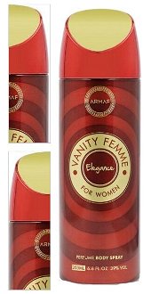 Armaf Vanity Femme Elegance - deodorant ve spreji 200 ml 4