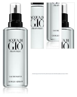 Armani Acqua di Giò Profondo parfumovaná voda náhradná náplň pre mužov 150 ml 1