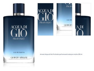 Armani Acqua di Giò Profondo parfumovaná voda plniteľná pre mužov 200 ml 1