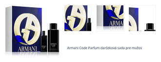 Armani Code Parfum darčeková sada pre mužov 1