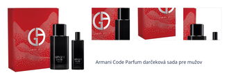 Armani Code Parfum darčeková sada pre mužov 1