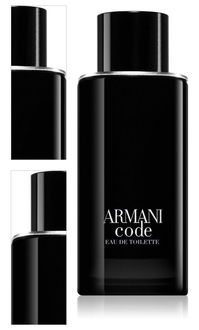 Armani Code toaletná voda plniteľná pre mužov 125 ml 4