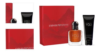 Armani Emporio Stronger With You Intensely darčeková sada pre mužov 4