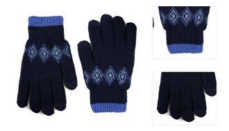 Art Of Polo Gloves 22233 Tulluride navy 3 3