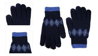 Art Of Polo Gloves 22233 Tulluride navy 3 4