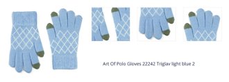 Art Of Polo Gloves 22242 Triglav light blue 2 1