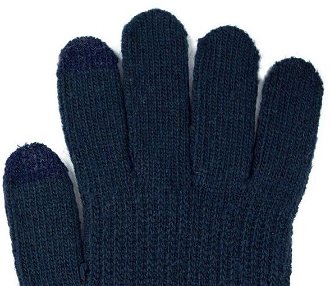 Art Of Polo Man's Gloves Rk22232 Navy Blue 7