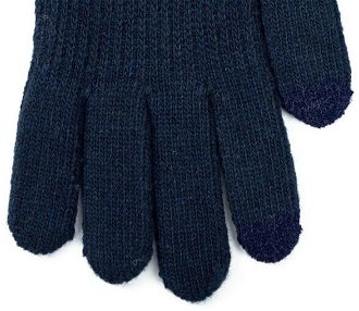 Art Of Polo Man's Gloves Rk22232 Navy Blue 8