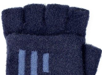 Art Of Polo Man's Gloves Rk22235 Navy Blue 6