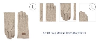Art Of Polo Man's Gloves Rk23393-3 1