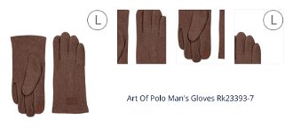 Art Of Polo Man's Gloves Rk23393-7 1