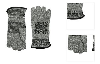 Art Of Polo Man's Gloves Rk23463-1 Black/Light Grey 3