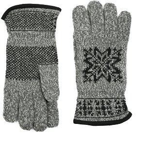 Art Of Polo Man's Gloves Rk23463-1 Black/Light Grey 2
