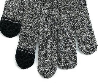 Art Of Polo Man's Gloves Rk23475-1 Black/Light Grey 9