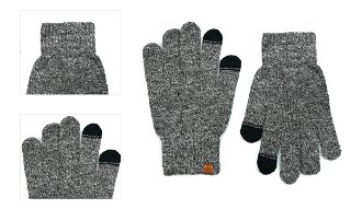 Art Of Polo Man's Gloves Rk23475-1 Black/Light Grey 4