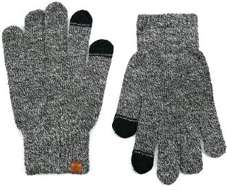 Art Of Polo Man's Gloves Rk23475-1 Black/Light Grey 2