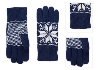 Art Of Polo Unisex's Gloves rk18608 Navy Blue 3
