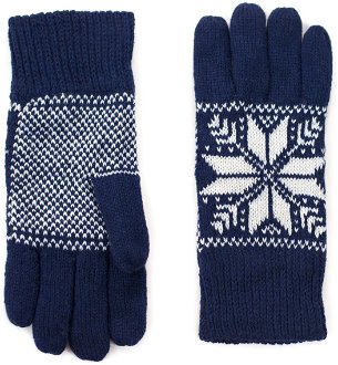 Art Of Polo Unisex's Gloves rk18608 Navy Blue