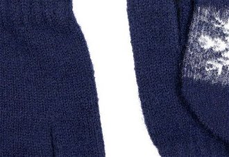 Art Of Polo Unisex's Gloves rk23369-6 White/Navy Blue 5