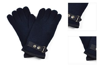 Art Of Polo Woman's Gloves Rk1301-5 Navy Blue 3