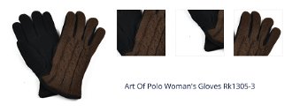 Art Of Polo Woman's Gloves Rk1305-3 1