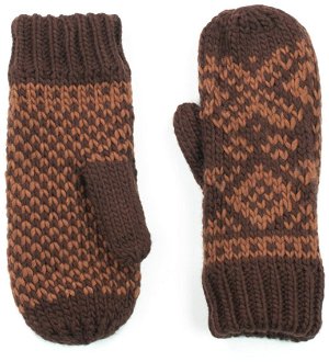 Art Of Polo Woman's Gloves Rk14165-4 Light Brown/Brown 2