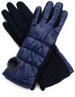 Art Of Polo Woman's Gloves Rk14317-5 Navy Blue 2