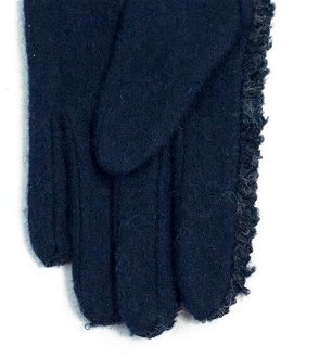 Art Of Polo Woman's Gloves Rk15352-4 Navy Blue 8