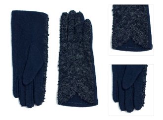 Art Of Polo Woman's Gloves Rk15352-4 Navy Blue 3