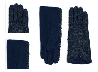 Art Of Polo Woman's Gloves Rk15352-4 Navy Blue 4