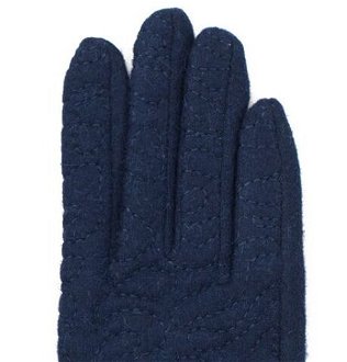 Art Of Polo Woman's Gloves rk16512-2 Navy Blue 7
