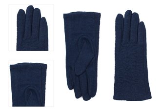 Art Of Polo Woman's Gloves rk16512-2 Navy Blue 4