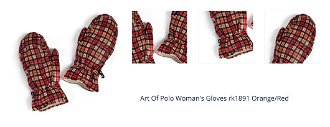 Art Of Polo Woman's Gloves rk1891 Orange/Red 1