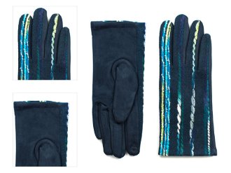Art Of Polo Woman's Gloves rk20315 Navy Blue 4