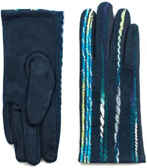 Art Of Polo Woman's Gloves rk20315 Navy Blue 2