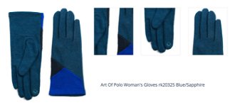 Art Of Polo Woman's Gloves rk20325 Blue/Sapphire 1