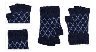 Art Of Polo Woman's Gloves Rk22241 Navy Blue 4