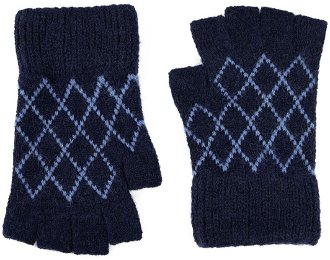 Art Of Polo Woman's Gloves Rk22241 Navy Blue