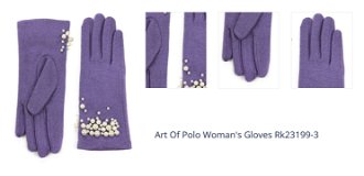 Art Of Polo Woman's Gloves Rk23199-3 1