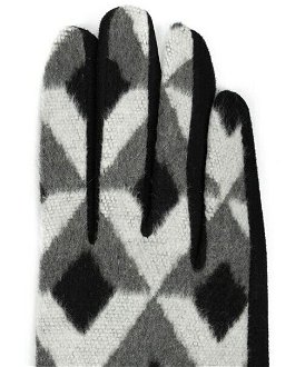 Art Of Polo Woman's Gloves Rk23207-3 Black/Light Grey 7