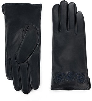 Art Of Polo Woman's Gloves rk23389-7 Navy Blue