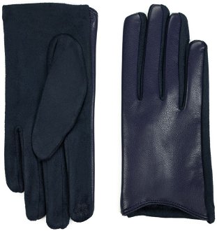 Art Of Polo Woman's Gloves Rk23392-7 Navy Blue 2