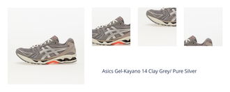 Asics Gel-Kayano 14 Clay Grey/ Pure Silver 1