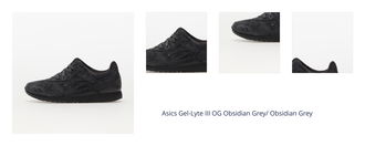 Asics Gel-Lyte III OG Obsidian Grey/ Obsidian Grey 1